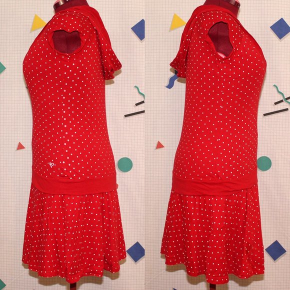 Rewind red polka dot two-pieces set - Picture 3 of 10